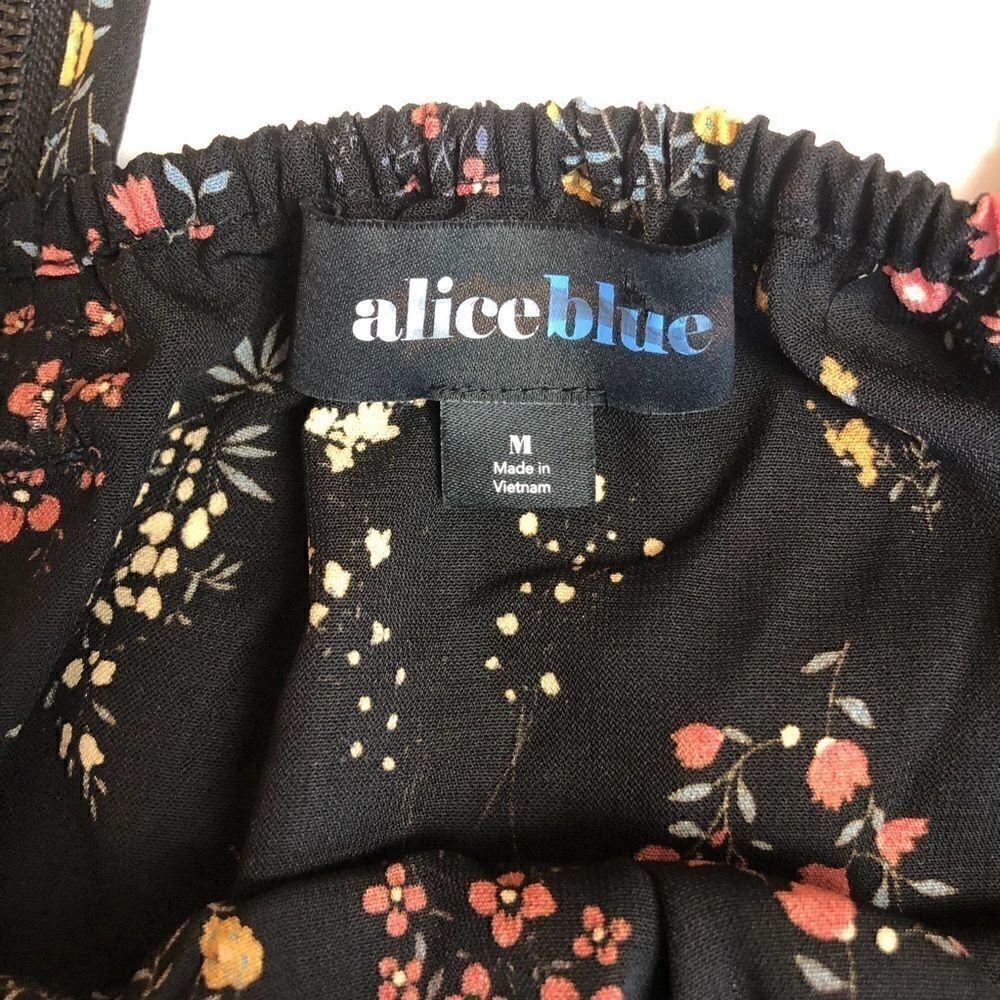 Alice Blue | Off Shoulder Black Floral M NWOT - Picture 6 of 6